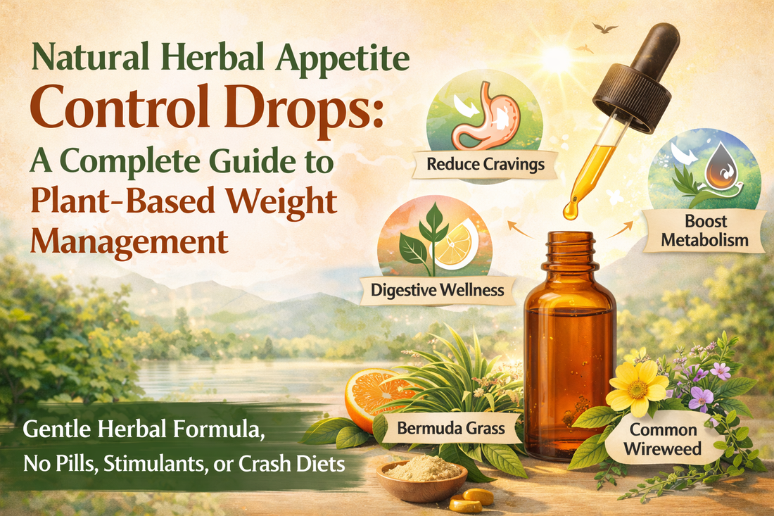 Natural Herbal Appetite Control Drops Featured Image