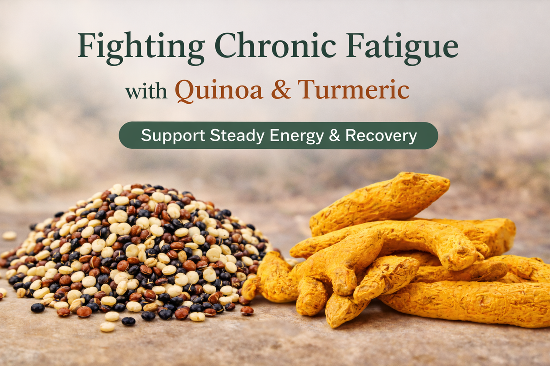 Fighting Chronic Fatigue Naturally: How Ancient Grains and Golden Spices Support Energy Balance