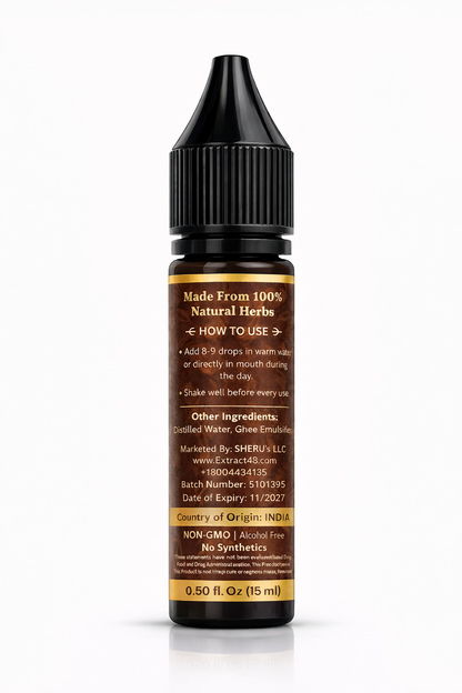 POWER-X Herbal Drops 15ml – Natural Support for Strength, Energy & Recovery